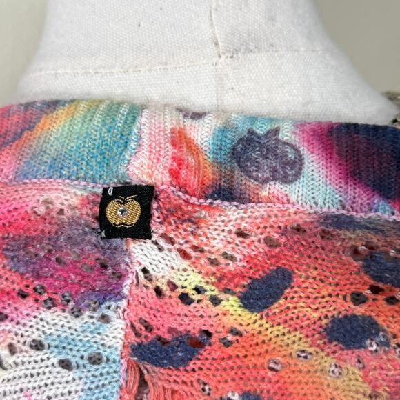 Vintage Y2k Apple Bottom Hooded Knit Mini Dress Sexy Streetwear Grunge Gyaru S - Picture 4 of 8